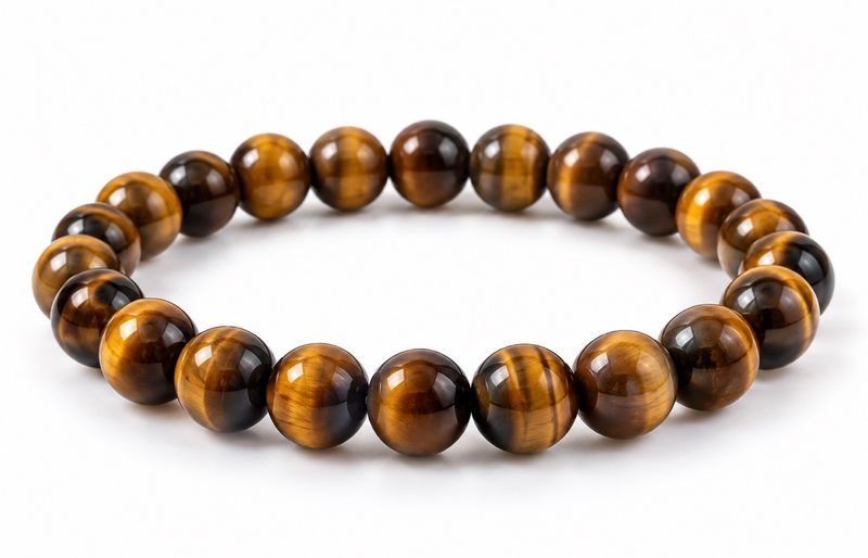 Tigerøye  8mm Armbånd 