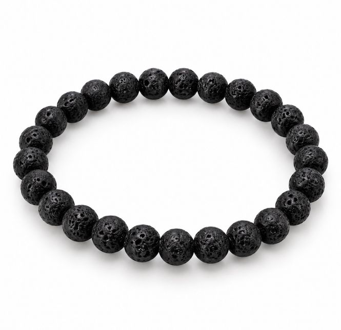 Hovedbilde  Lava 8mm Armbånd 