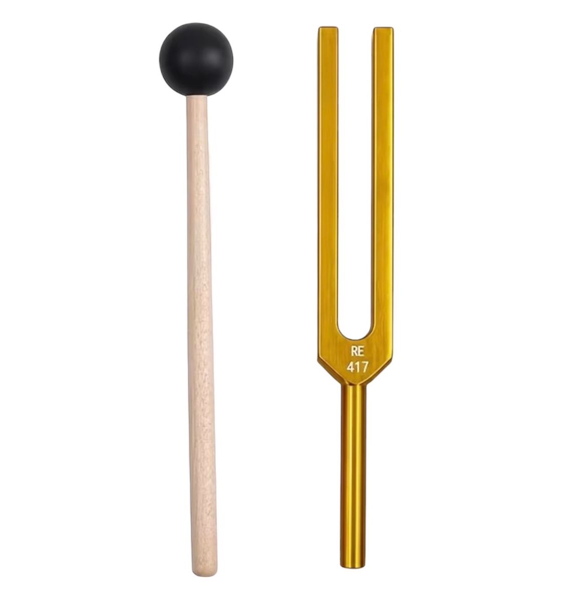 Stemmegaffel 417Hz Gold
