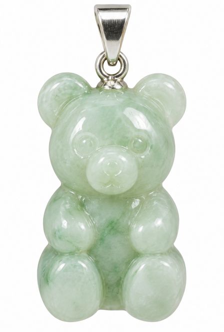 Hovedbilde Jade Grønn 2cm  Bamse Anheng