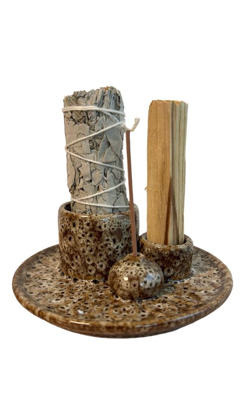 Salvie-Palo Santo-Røkelsepinne Holder